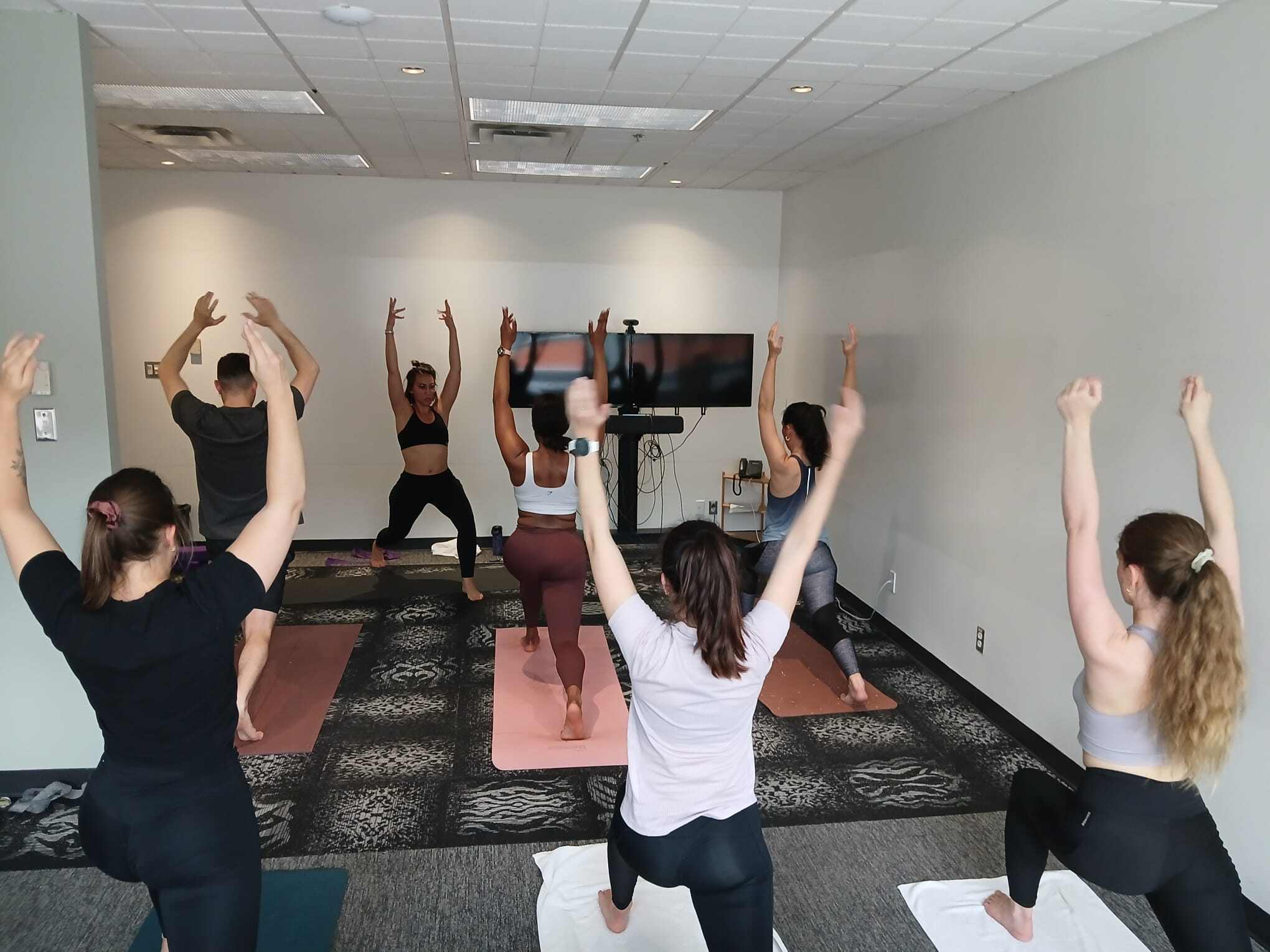Yoga class with Sab